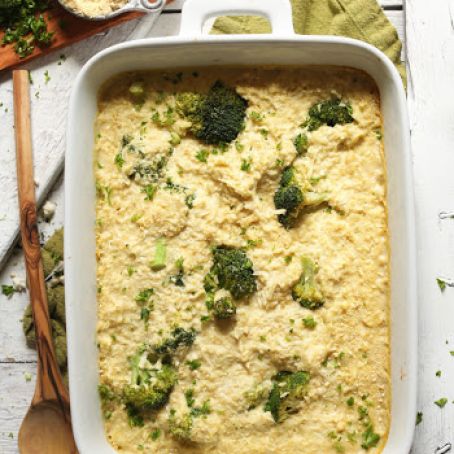 Cheezy Cauliflower Broccoli Bake