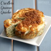 Crustless Spinach and Ricotta Quinoa Quiche