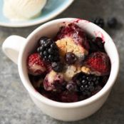 Triple-Berry Cobbler
