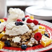 Maple Cinnamon Matzo Brei