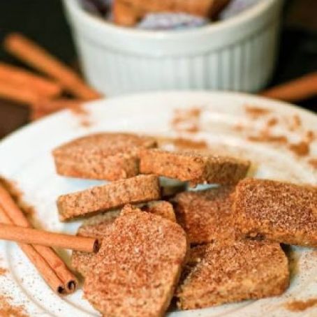 Low Carb Cinnamon Crisps