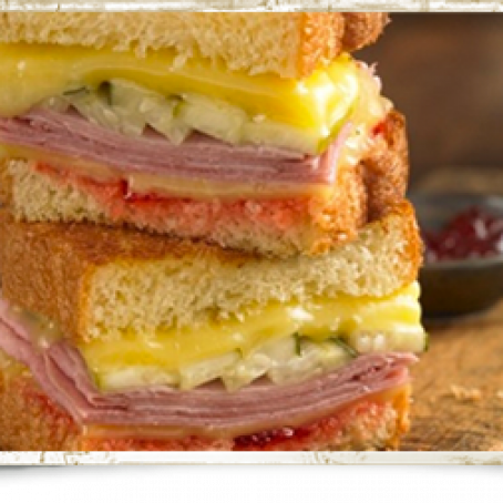 Cheddar and Pepper Jelly Toastie