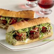 Spicy Pork Po'Boys