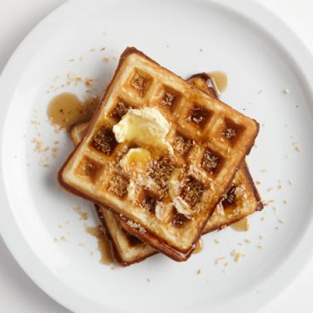 Toasted Coconut Waffles