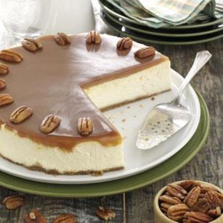 Caramel Praline Cheesecake