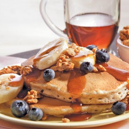 Banana Buckwheat Pancakes