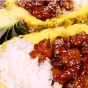 Teriyaki Chicken Pineapple Dish