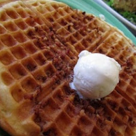 Bacon Cheddar Waffles