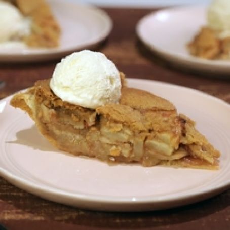 CARLA HALL Apple Snickerdoodle Pie