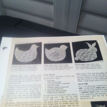 Biscotti bunny, duck, chick