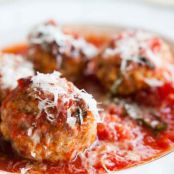 Sausage Meatballs with Ricotta  - Lenny Rice Moonsammy