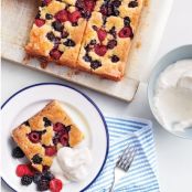 American Beauty: Cornmeal-Berry Sheet Cake