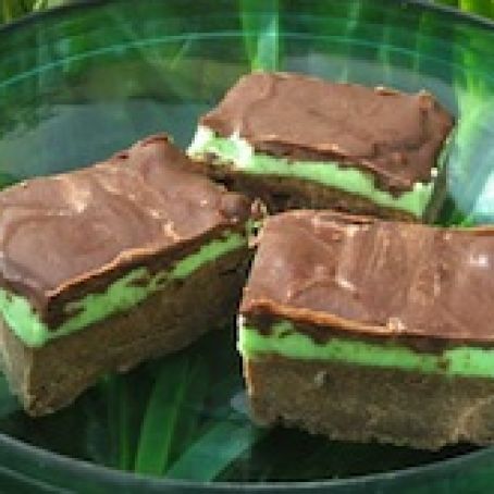 Crème De Menthe Brownies