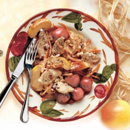 Pork Tenderloin - w/Apple & Huzelnuts