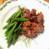 Beef:  Meatloaf: Paleo Meatloaf With Sundried Tomatoes Wrapped in Pancetta