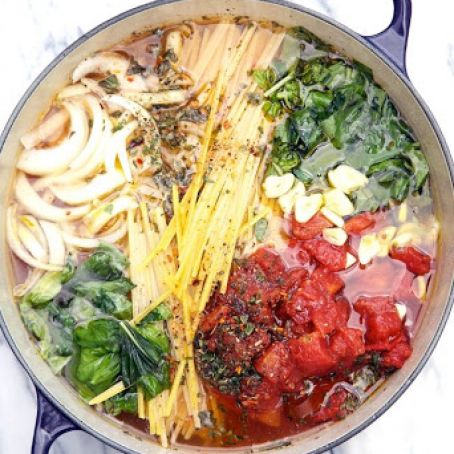» One Pot Wonder Tomato Basil Pasta Recipe