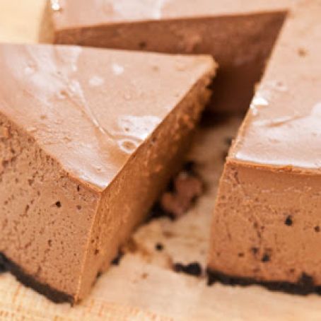 Slow-Cooker Chocolate Cheesecake