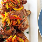 Chicken and Peppers in Vinegar Sauce