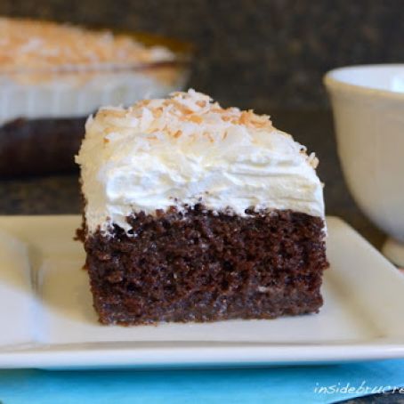 Chocolate Cream of Coconut Cake