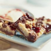 Chocolate Raspberry Crumb Bars