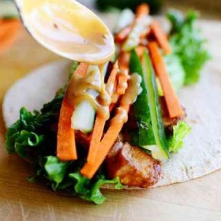 Thai Chicken Wraps