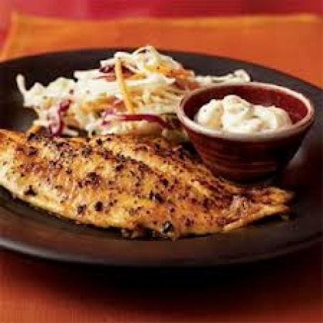 Flat Belly - Grilled Catfish w/Spicy Tartar Sauce