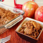 pie - apple coconut crisp