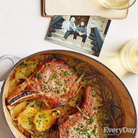 One-Pot Pork with Apple Cider & Potatoes