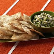 Guacamole with Cumin Dusted Tortillas