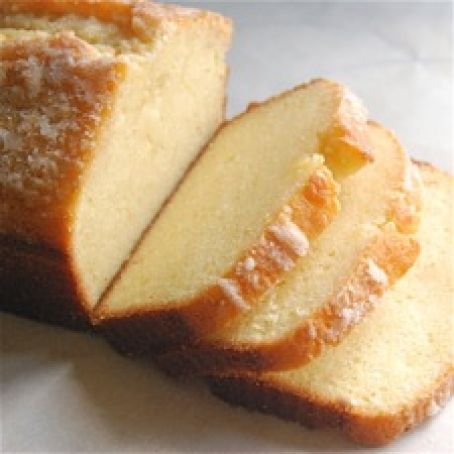 Golden Vanilla Pound Cake