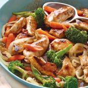 Raspberry Ginger Chicken Stir-Fry