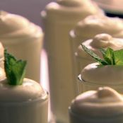 White Chocolate Mint Mousse*