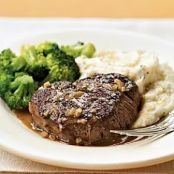 Brandy and Mustard Glazed Tenderloin Steaks
