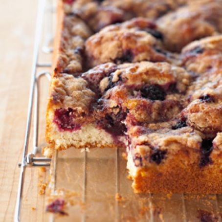 Blackberry Coffee Cake with Streusel Topping