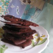 Chocolate Wafer with Cocoa Nibs and Olives