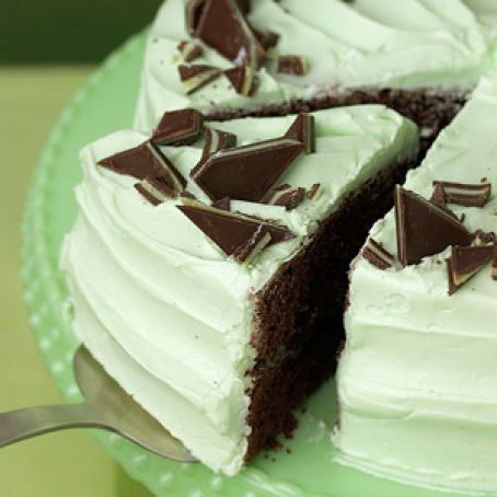 Creme de Menthe Cake