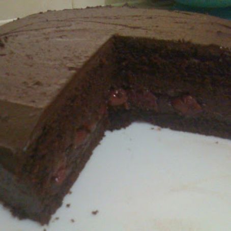 Guinness Cherry Chocolate Cake