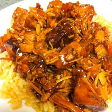 Crock Pot Bourbon Chicken