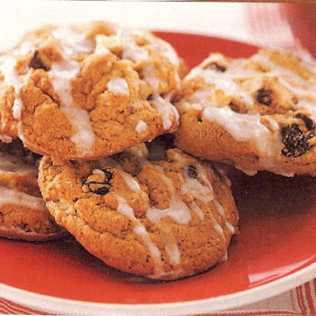 Vanilla-glazed Apple Cookies