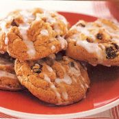 Vanilla-glazed Apple Cookies