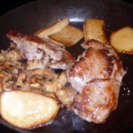 RYE STUFFED PORK CHOPS