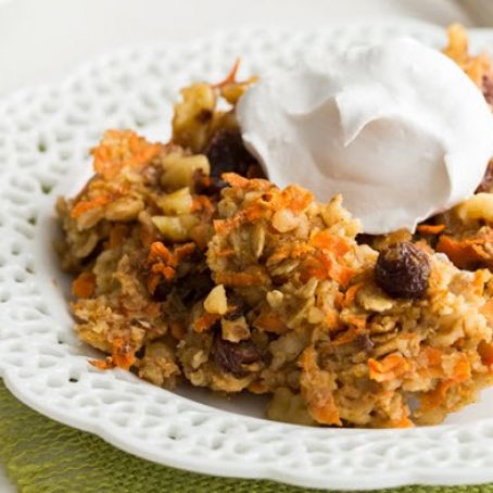 Heavenly Carrot Cake Baked Oatmeal