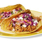 Red Chile-Chicken Tacos