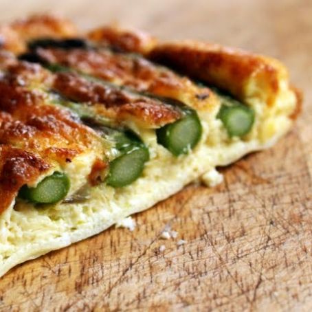 Spinach, Feta & Asparagus Frittata