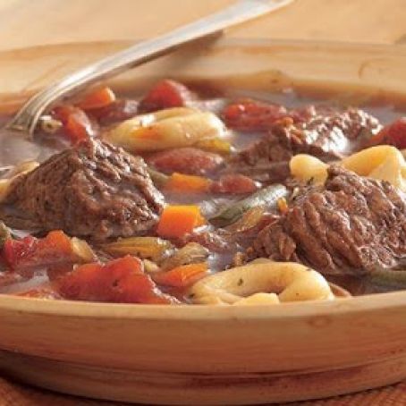Beef Tortellini Soup
