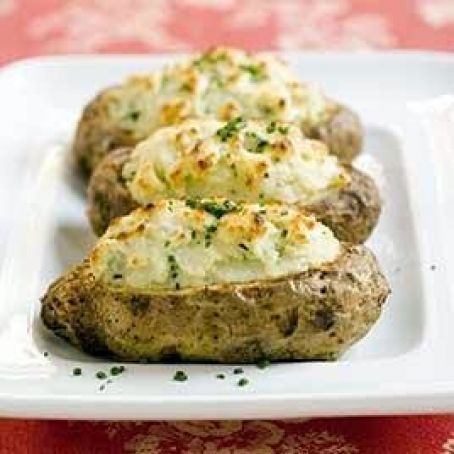 PERFECT SUPER STUFFED BAKED POTATOES