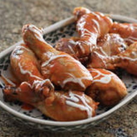Baked Chicken Drumsticks, Buffalo-Style