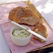 Warm Bread with Garlic-Herb Butter
