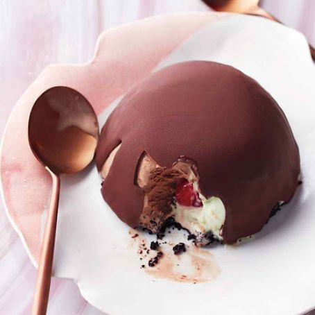 Chocolate-Pistachio Tartufo