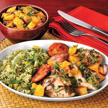 Chicken with Lime & Plantains